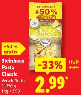 Lidl Steinhaus Pasta Classic Angebot