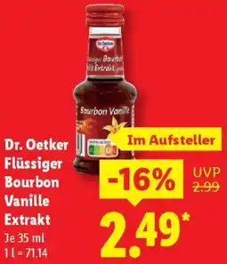 Lidl Dr. Oetker Flüssiger Bourbon Vanille Extrakt Angebot