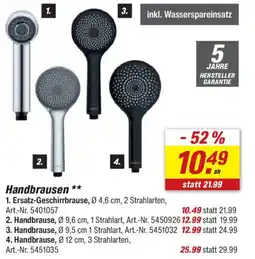 toom Baumarkt Handbrausen 1. Ersatz-Geschirrbrause Angebot