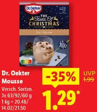Lidl Dr. Oekter Mousse Angebot