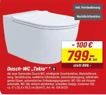 toom Baumarkt Dusch-WC „Tokio“ Angebot