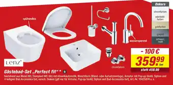 toom Baumarkt Lenz Gästebad-Set „Perfect fit" Angebot