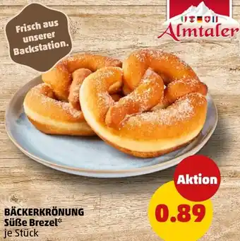 PENNY BÄCKERKRÖNUNG Süße Brezel Angebot