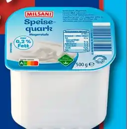 Aldi Süd Milsani Speisequark Angebot
