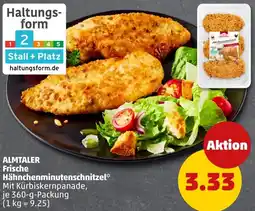 PENNY ALMTALER Frische Hähnchenminutenschnitzel Angebot