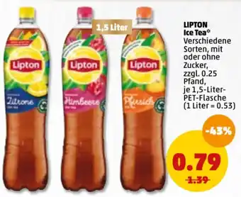 PENNY Lipton Ice Tea 1,5L Angebot