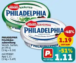 PENNY PHILADELPHIA Frischkäsezubereitung Angebot