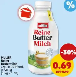 PENNY MÜLLER Reine Buttermilch Angebot