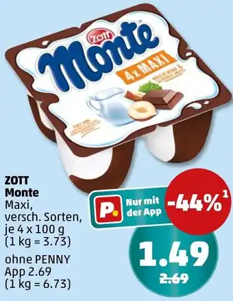 PENNY ZOTT Monte Angebot