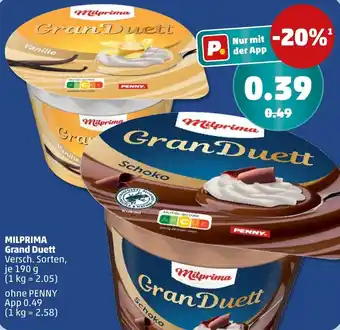 PENNY MILPRIMA Grand Duett Angebot
