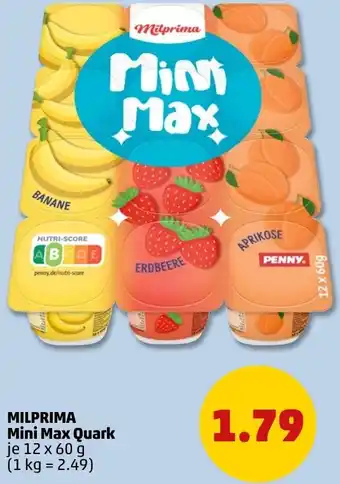 PENNY MILPRIMA Mini Max Quark Angebot