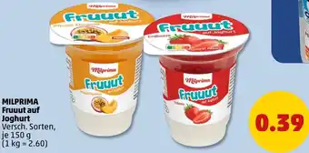 PENNY MILPRIMA Fruuut auf Joghurt Angebot