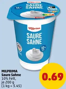 PENNY MILPRIMA Saure Sahne Angebot