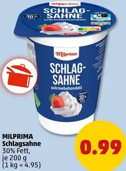 PENNY MILPRIMA Schlagsahne Angebot