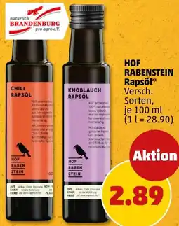 PENNY HOF RABENSTEIN Rapsöl Angebot