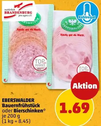 PENNY EBERSWALDER Bauernfrühstück oder Bierschinken Angebot