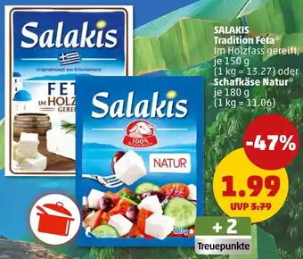 PENNY SALAKIS Tradition Feta oder Schafkäse Natur Angebot