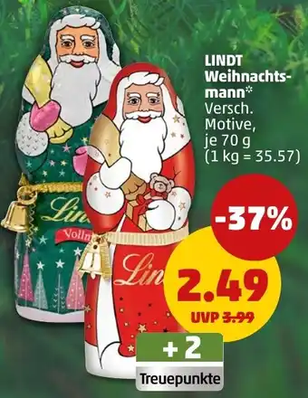 PENNY LINDT Weihnachtsmann Angebot