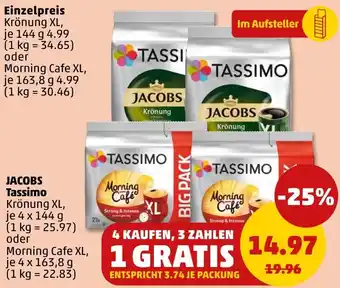 PENNY JACOBS Tassimo Angebot
