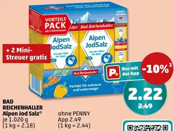 PENNY BAD REICHENHALLER Alpen Jod Salz Angebot