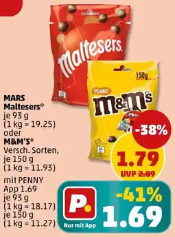 PENNY MARS Maltesers oder M&M's Angebot