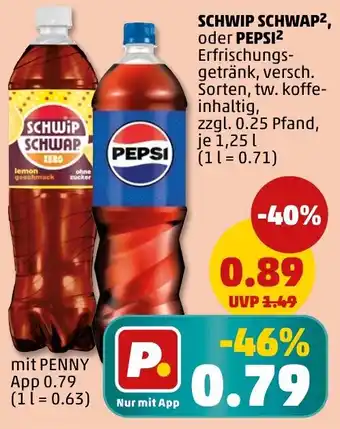 PENNY SCHWIP SCHWAP oder PEPSI Angebot