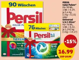 PENNY PERSIL Color Pulver oder Universal 4 in 1 Discs Angebot