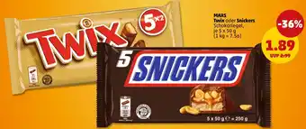 PENNY MARS Twix oder Snickers Angebot