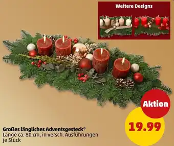 PENNY Großes längliches Adventsgesteck Angebot