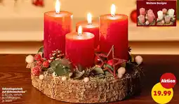 PENNY Adventsgesteck auf Birkenscheibe Angebot