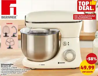 PENNY BERGNER Küchenmaschine BG-51571-CR Angebot