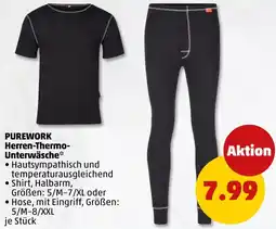 PENNY PUREWORK Herren-Thermo Unterwäsche Angebot