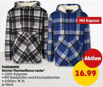 PENNY PUREWORK Herren-Thermofleece-Jacke Angebot