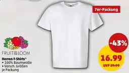 PENNY FRUIT OF THE LOOM Herren T-Shirts Angebot