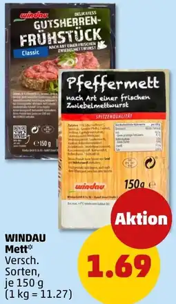 PENNY WINDAU Mett Angebot