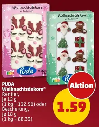 PENNY PUDA Weihnachtsdekore Angebot