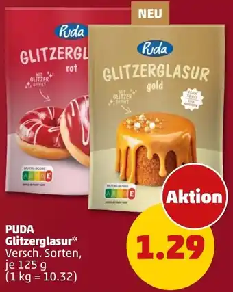PENNY PUDA Glitzerglasur Angebot