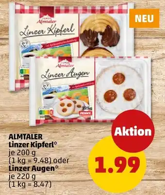 PENNY ALMTALER Linzer Kipferl oder Linzer Augen Angebot