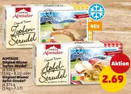 PENNY ALMTALER Original Wiener Topfen-Strudeloder Original Wiener Apfel-Strudel Angebot