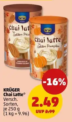PENNY KRÜGER Chai Latte Angebot