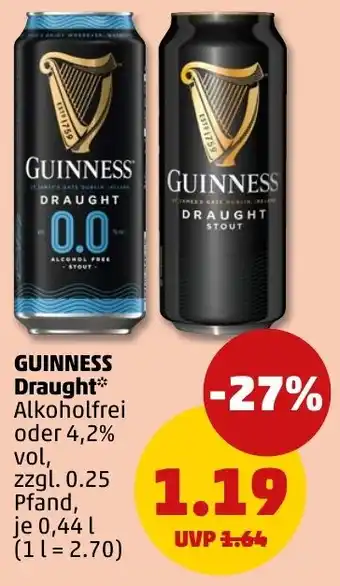 PENNY GUINNESS Draught Angebot