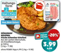 PENNY MÜHLENHOF REGIONAL Frische Schweine-Schnitzel Angebot