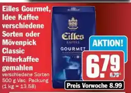 AEZ Eilles Gourmet, Idee Kaffee oder Mövenpick Classic Filterkaffee gemahlen Angebot