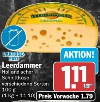 AEZ Leerdammer Holländischer Schnittkäse Angebot