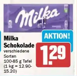 AEZ Milka Schokolade Angebot