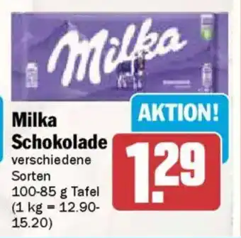 AEZ Milka Schokolade Angebot