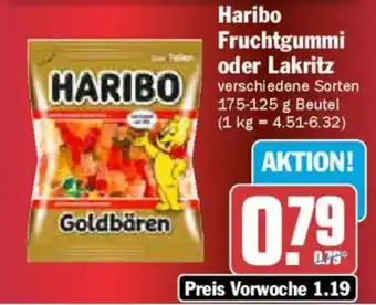 AEZ Haribo Fruchtgummi oder Lakritz Angebot
