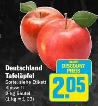 AEZ Deutschland Tafeläpfel Angebot