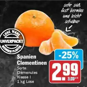 AEZ Spanien Clementinen Angebot