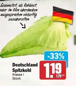 AEZ Deutschland Spitzkohl Angebot